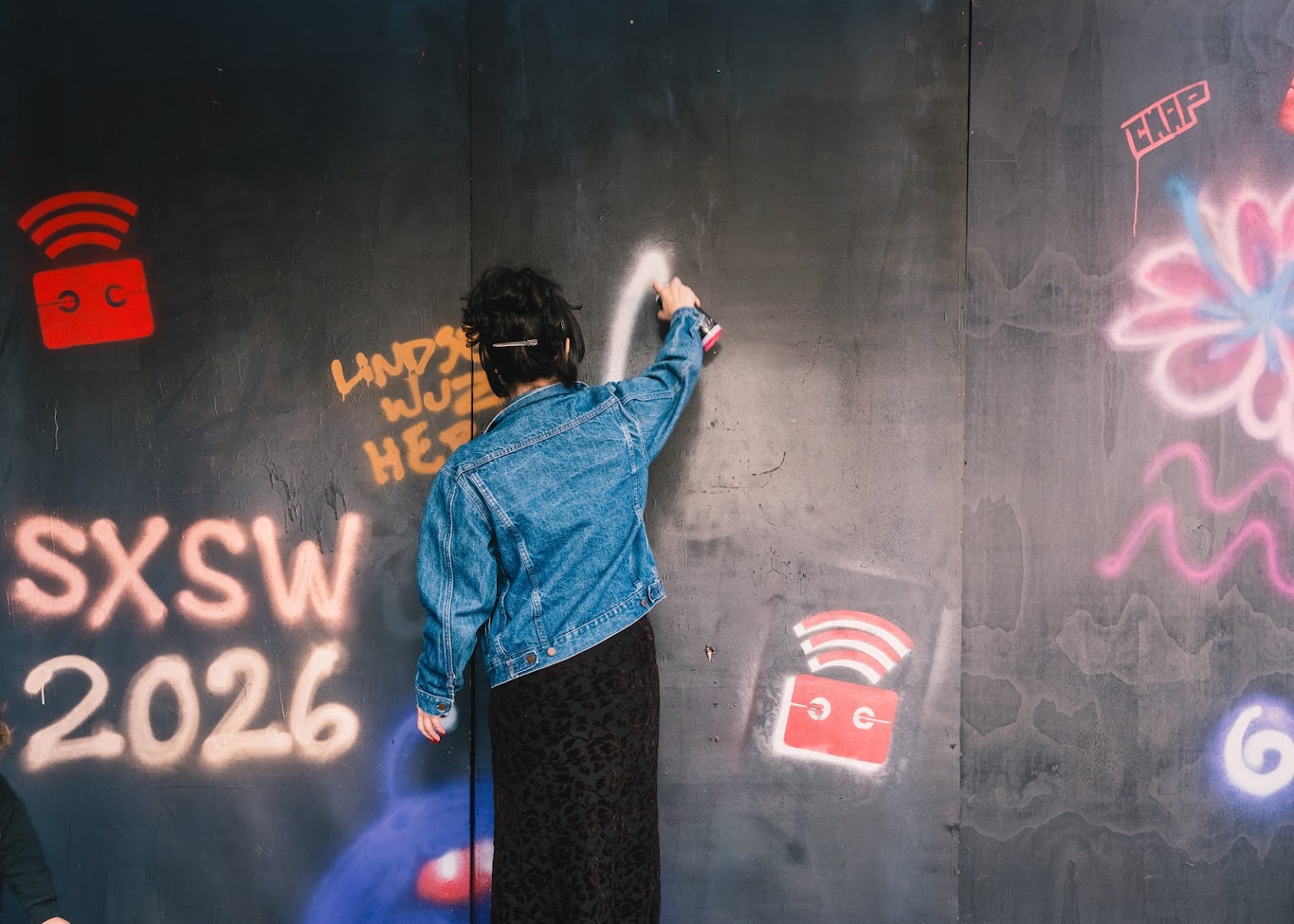 thoughtbot graffiti at our SXSW event
