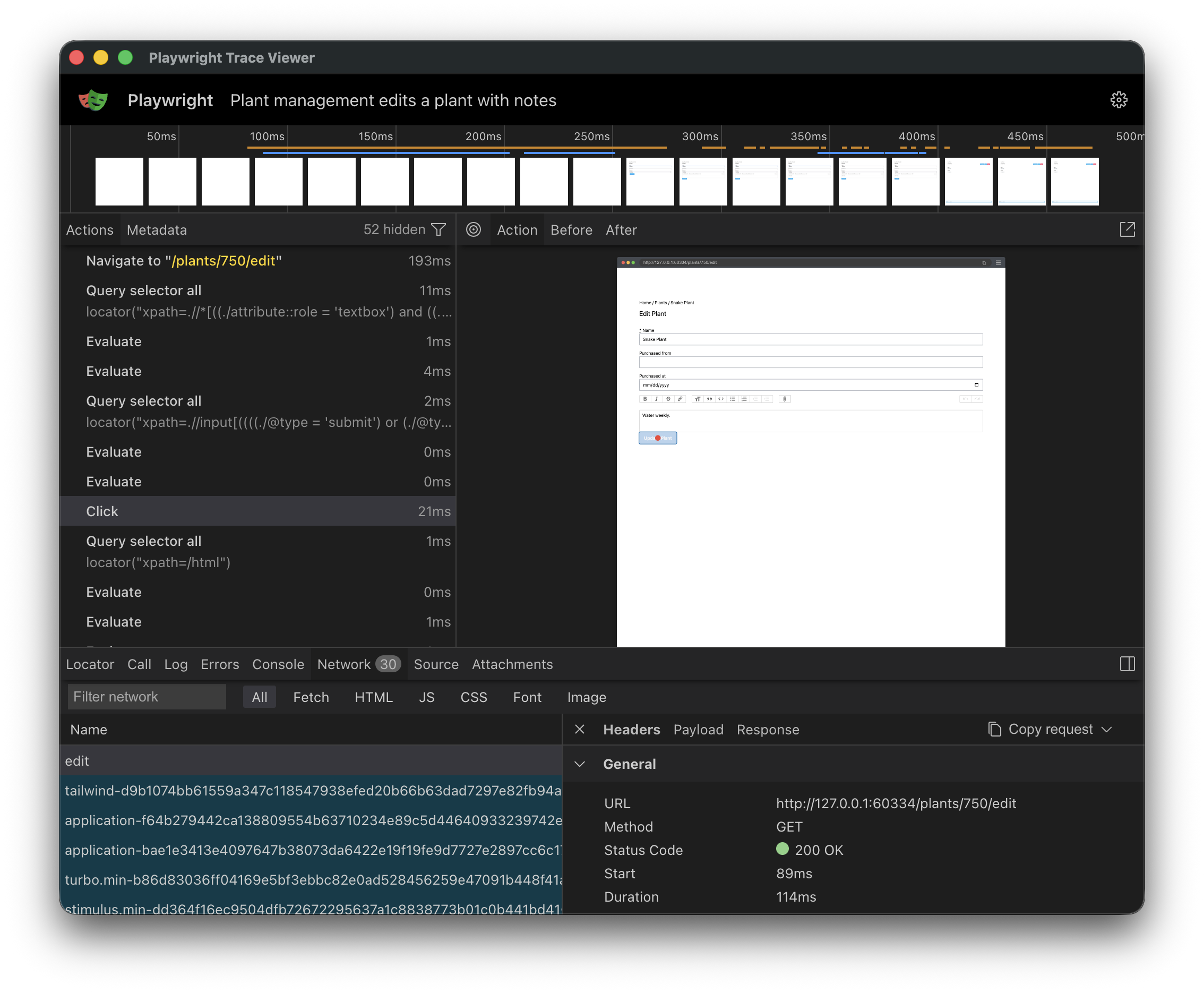 plawright trace viewer